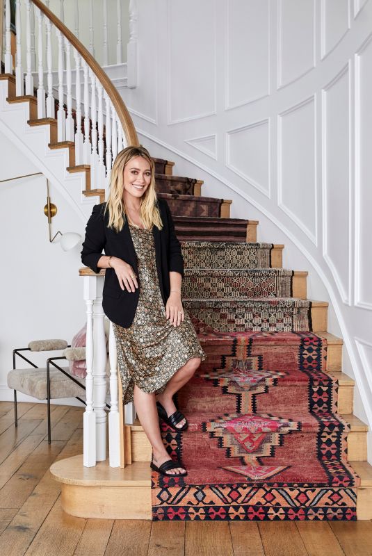 HILARY DUFF in Architectural Digest Magazine, September 2020