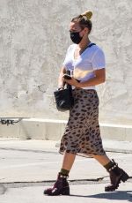 HILARY DUFF Out and About in Los Angeles 09/19/2020