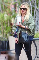 HILARY DUFF Out for Coffee in Los Angeles 09/07/2020