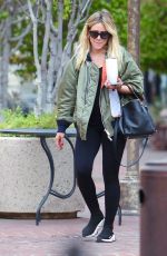 HILARY DUFF Out for Coffee in Los Angeles 09/07/2020