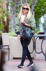HILARY DUFF Out for Coffee in Los Angeles 09/07/2020