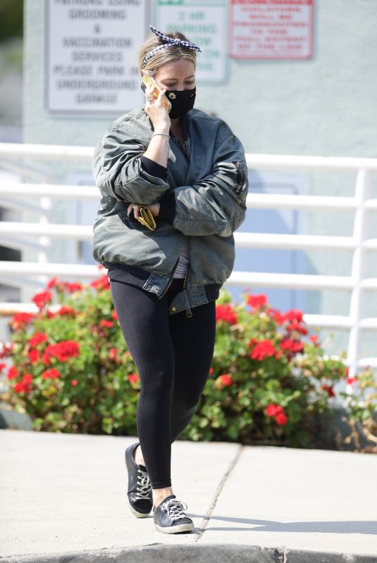 HILARY DUFF Out in Los Angeles 09/26/2020