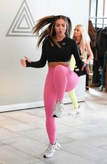 HOLLY HAGAN in Tights at a Fitness Class in Manchester 09/26/2020