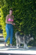IRELAND BALDWIN Out with Her Dog in Los Angeles 09/03/2020