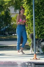 IRELAND BALDWIN Out with Her Dog in Los Angeles 09/03/2020