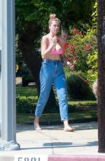 IRELAND BALDWIN Out with Her Dog in Los Angeles 09/03/2020