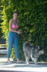 IRELAND BALDWIN Out with Her Dog in Los Angeles 09/03/2020