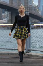 IRINA BAEVA at a Photoshoot at Dumbo Area in Brooklyn 09/29/2020