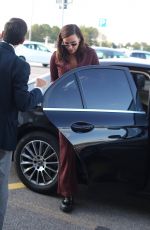 IRINA SHAYK Arrives at Airport in Milan 09/23/2020