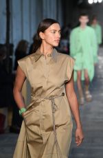 IRINA SHAYK at Hugo Boss Runway Show at Milan Fashion Week 09/23/2020