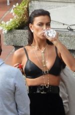 IRINA SHAYK on the Set of Vogue Germany Photoshoot in Lake Como 09/27/2020