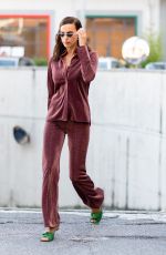 IRINA SHAYK Out and About in Milan 09/23/2020
