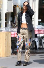 IRINA SHAYK Out and About in New York 09/18/2020