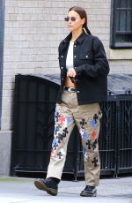 IRINA SHAYK Out and About in New York 09/18/2020
