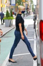 IVANKA TRUMP in Denim Leaves an Office in New York 09/18/2020