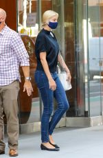 IVANKA TRUMP in Denim Leaves an Office in New York 09/18/2020