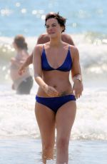 JAIMIE ALEXANDER in Bikini on the Beach in Malibu 08/30/2020