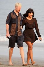 JAMEELA JAMIL Out at Miramar Beach 08/26/2020