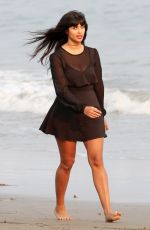 JAMEELA JAMIL Out at Miramar Beach 08/26/2020