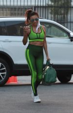 JEANNIE MAI in Tights Heading to Dance Studio in Los Angeles 09/17/2020