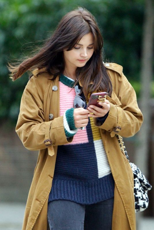 JENNA LOUISE COLEMAN Out and About in London 09/04/2020