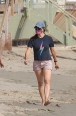 JENNIFER GARNER in Shorts Out on the Beach in Malibu 09/26/2020