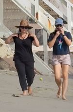 JENNIFER GARNER in Shorts Out on the Beach in Malibu 09/26/2020
