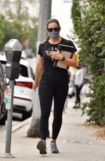 JENNIFER GARNER Leaves a Gym in Brentwood 09/10/2020