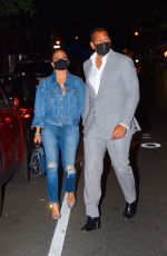 JENNIFER LOPEZ and Alex Rodriguez Out for Dinner in New York 09/08/2020