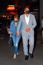 JENNIFER LOPEZ and Alex Rodriguez Out for Dinner in New York 09/08/2020