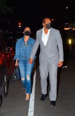 JENNIFER LOPEZ and Alex Rodriguez Out for Dinner in New York 09/08/2020