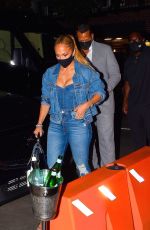 JENNIFER LOPEZ and Alex Rodriguez Out for Dinner in New York 09/08/2020