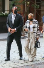 JENNIFER LOPEZ and Alex Rodriguez Out in New York 09/08/2020