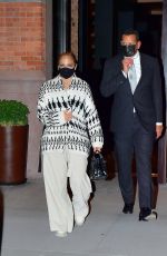 JENNIFER LOPEZ and Alex Rodriguez Out in New York 09/08/2020