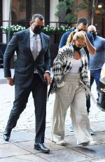 JENNIFER LOPEZ and Alex Rodriguez Out in New York 09/08/2020