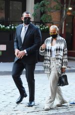 JENNIFER LOPEZ and Alex Rodriguez Out in New York 09/08/2020