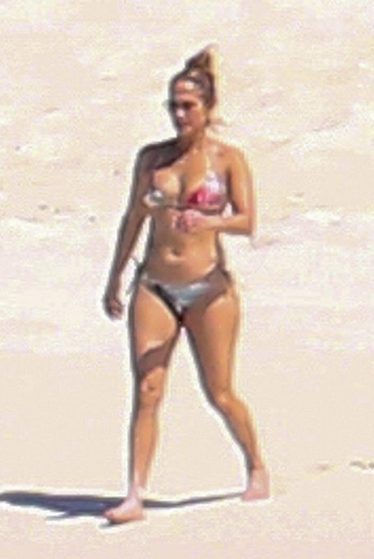 JENNIFER LOPEZ in Bikini on the Beach in Turk and Caicos 09/20/2020
