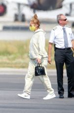 JENNIFER LOPEZ Leaves Her Private Jet in Los Angeles 09/09/2020