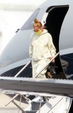 JENNIFER LOPEZ Leaves Her Private Jet in Los Angeles 09/09/2020