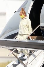 JENNIFER LOPEZ Leaves Her Private Jet in Los Angeles 09/09/2020