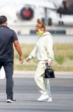 JENNIFER LOPEZ Leaves Her Private Jet in Los Angeles 09/09/2020
