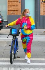 JENNIFER LOPEZ Oot for a Bike Ride in New York 09/07/2020