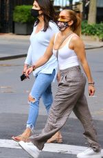 JENNIFER LOPEZ Out for Lunch with Her Sister in New York 09/07/2020