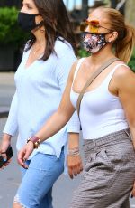 JENNIFER LOPEZ Out for Lunch with Her Sister in New York 09/07/2020
