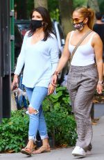 JENNIFER LOPEZ Out for Lunch with Her Sister in New York 09/07/2020