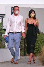 JORDANA BREWSTER and Andrew Form Out for Dinner in Santa Monica 09/19/2020