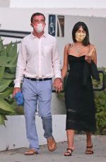 JORDANA BREWSTER and Andrew Form Out for Dinner in Santa Monica 09/19/2020