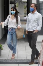 JORDANA BREWSTER and Andrew Form Out in Santa Monica 09/21/2020