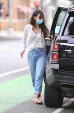 JORDANA BREWSTER and Andrew Form Out in Santa Monica 09/21/2020