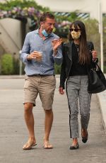 JORDANA BREWSTER and Mason Morfit Out Kissing in Brentwood 09/10/2020